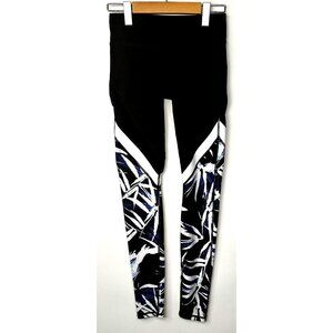 Fabletics Woman Leggings Workout Yoga Low Rise Stretch Black Blue White Size XXS
